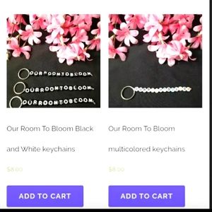 Keychains 💜 Our Room To Bloom